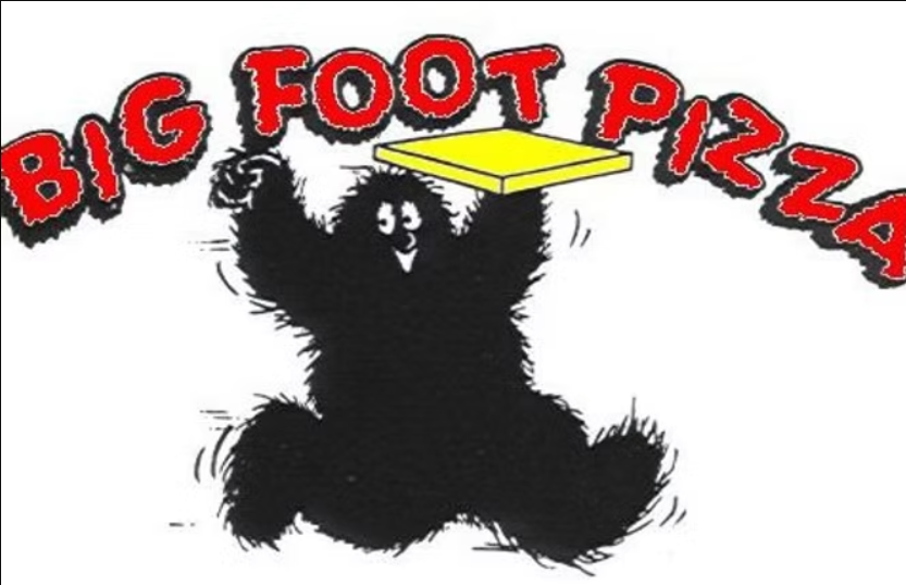 Mr Big foot and his pizza